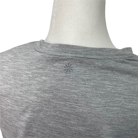 ATHLETA | sz S Women's Gray Born To Rise Graphic Short Sleeve Tee # 417790 - Picture 8 of 8